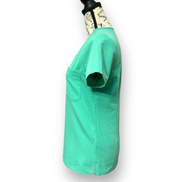 FIGS Technical Collection Green Stretch Scrub Top Medical Uniform Work Size XXS - Picture 7 of 10